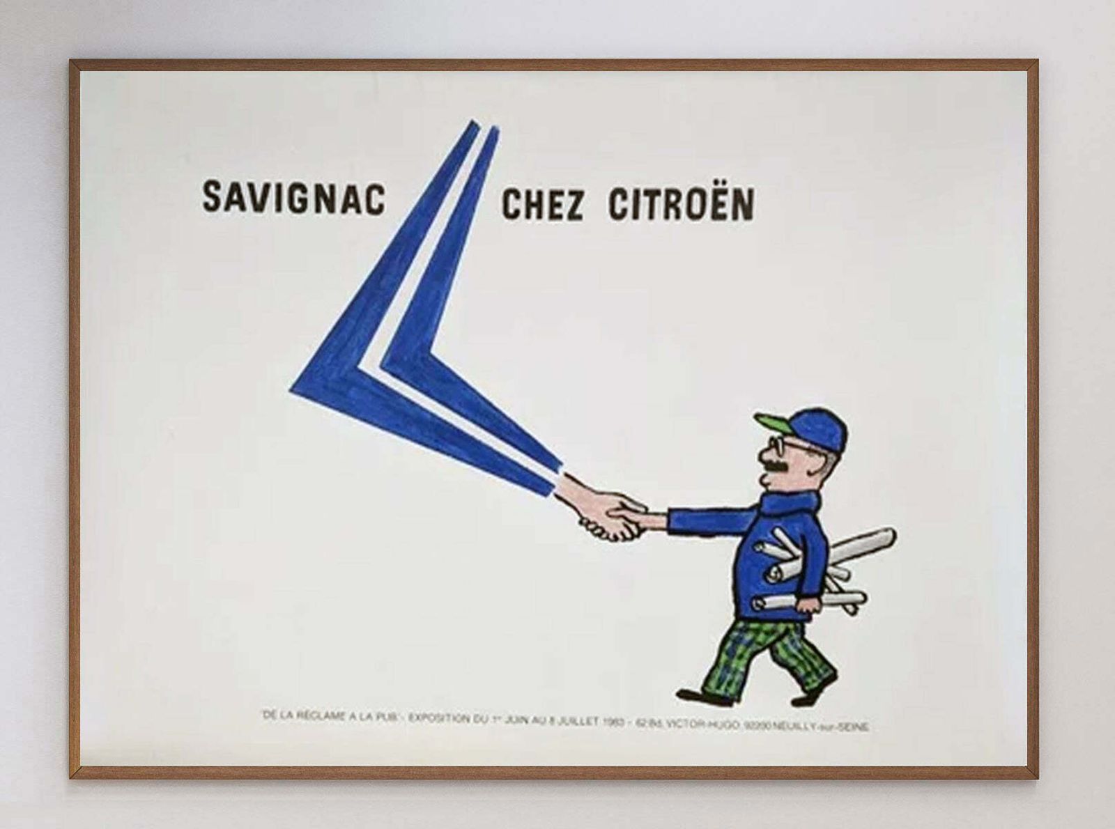 Savignac Chez Citroen Original Vintage Poster photo 659.0