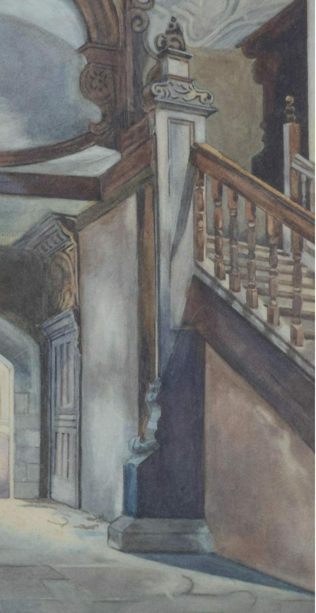 E Staircase, Second Court, St John’s College, Cambridge (Circa 1915) photo 1325.0