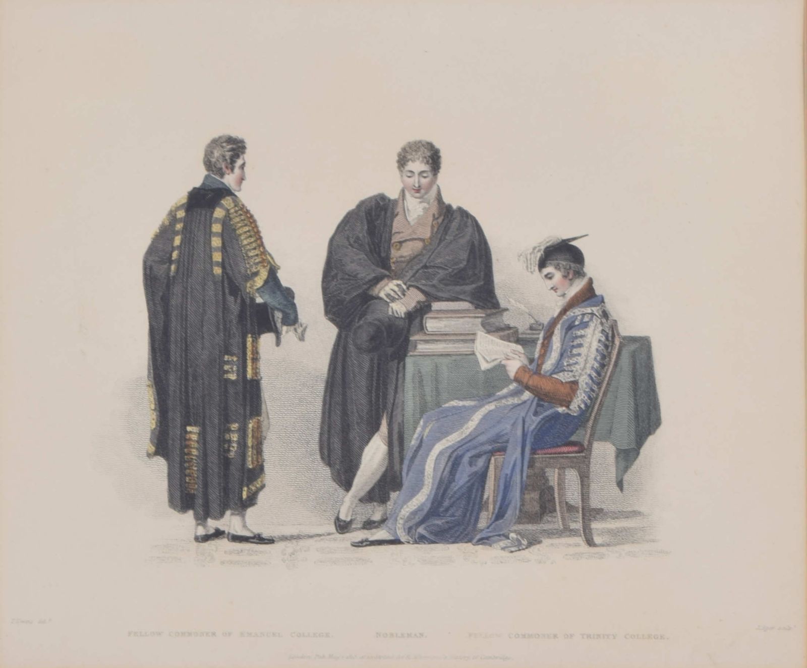 John Samuel Agar (1773 – 1858) After John Uwins (1782 – 1857) Fellow Commoner Of Emanuel College  Nobleman Fellow Commoner Of Trinity College (1815 photo vinterior