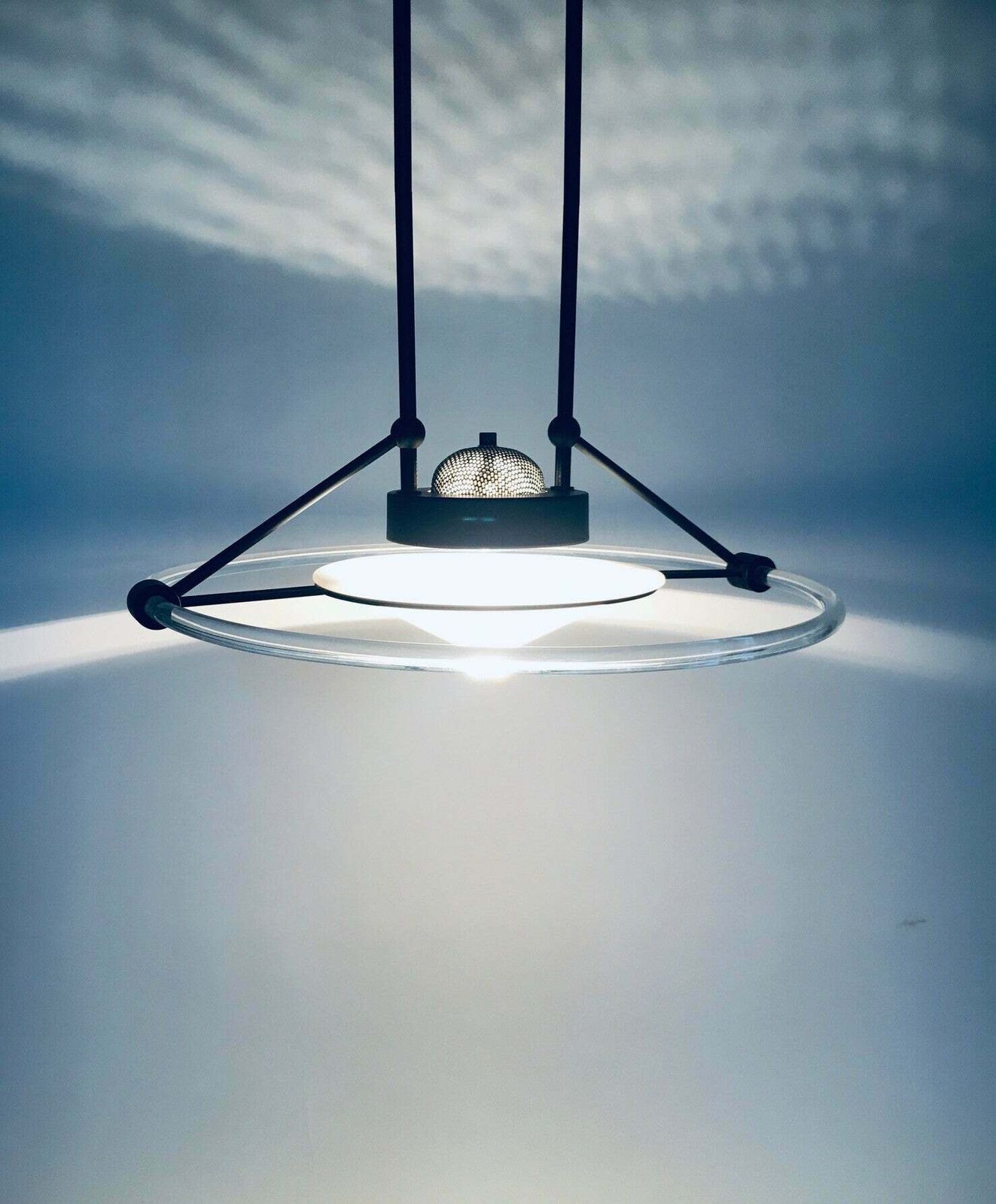 Hanglamp In Memphis Stijl, Jaren 1980 photo vintage