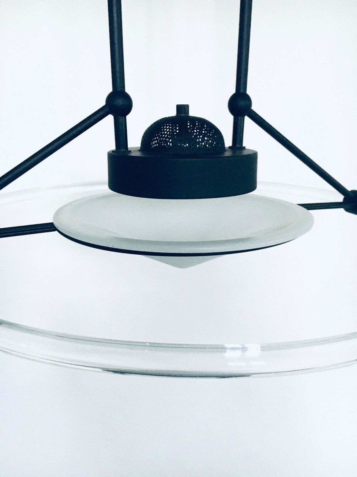 photo vintage Hanglamp In Memphis Stijl, Jaren 1980
