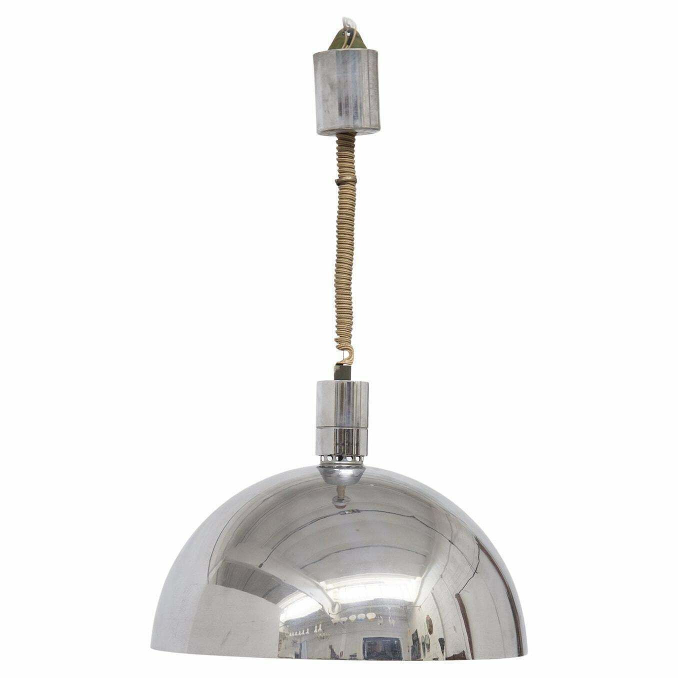 Brown Wire Ceiling Lamp By Franco Albini And Franca Helg For Sirrah