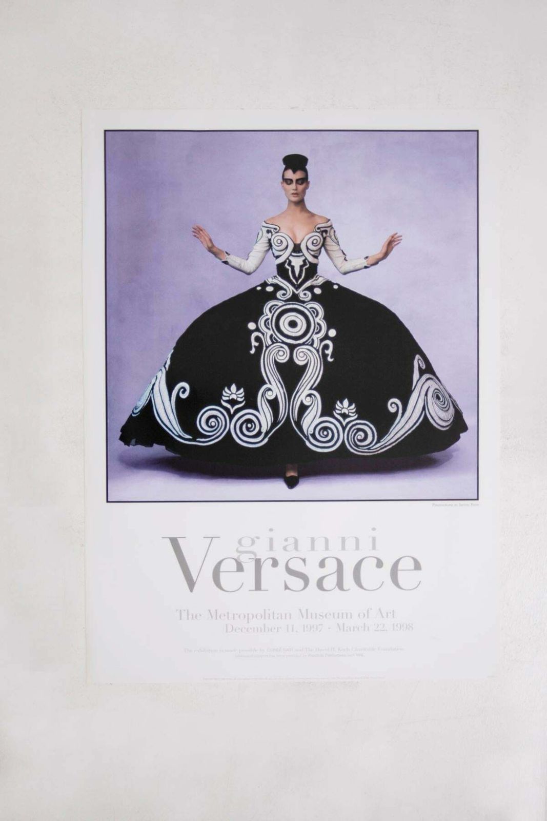 Poster Gianni Versace Metropolitan Museum Of Art Photo By Irving Penn, 1997 photo furniture