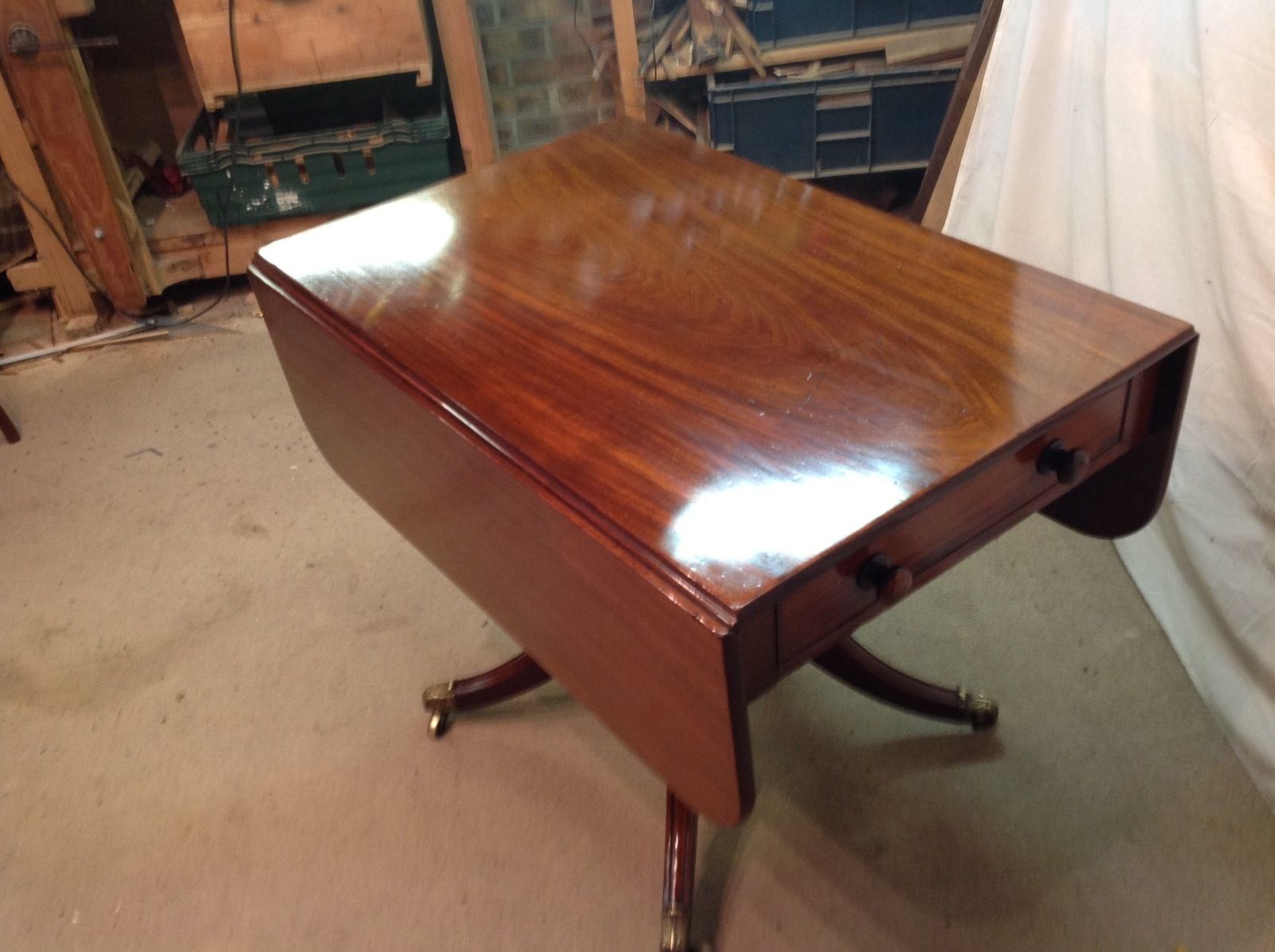 Georgian Pembroke / Pedestal /Sofa Table photo for sale