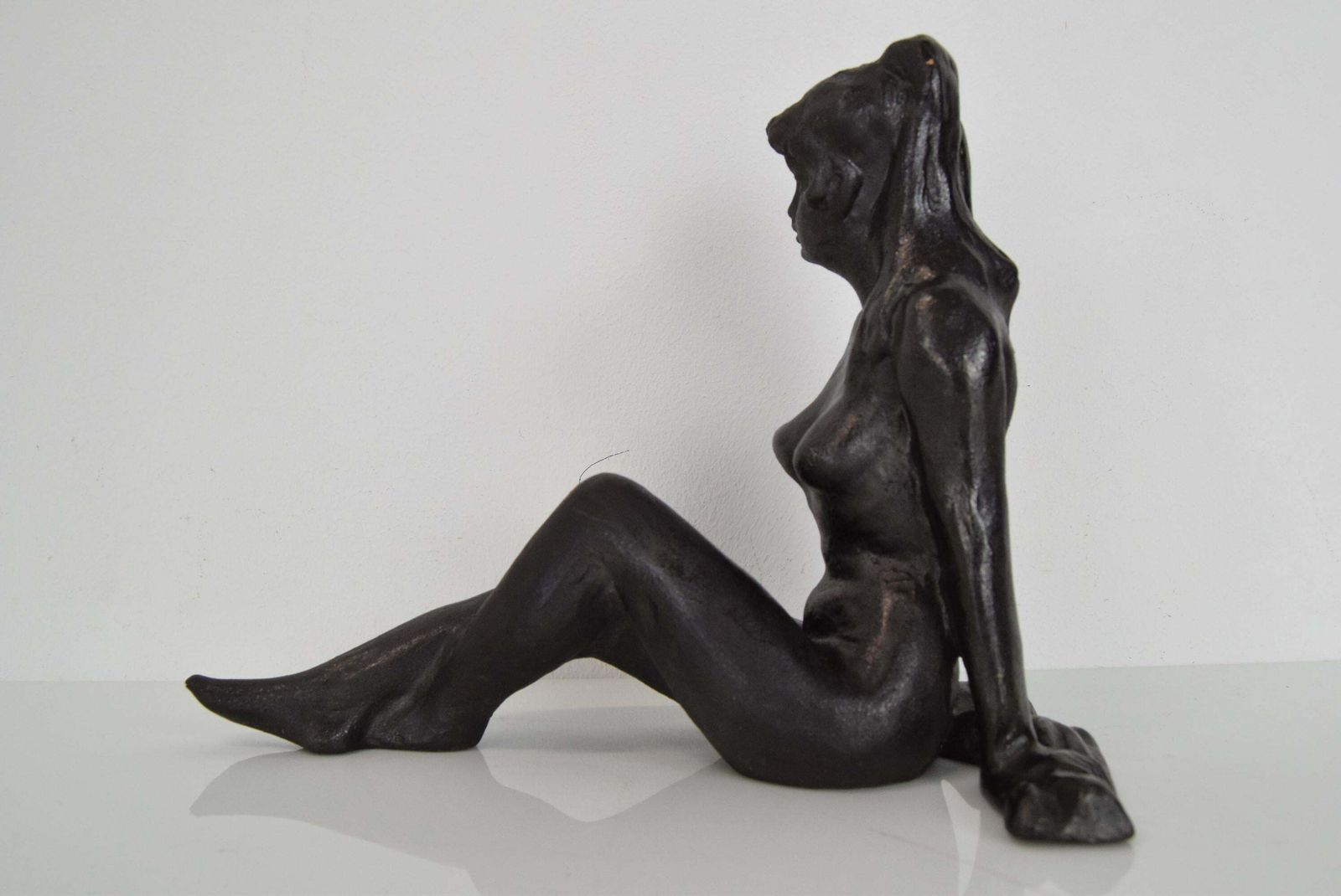 Mid Century Sculpture By Bohumil Kokrda For Jihokera,1960''S. photo vinterior