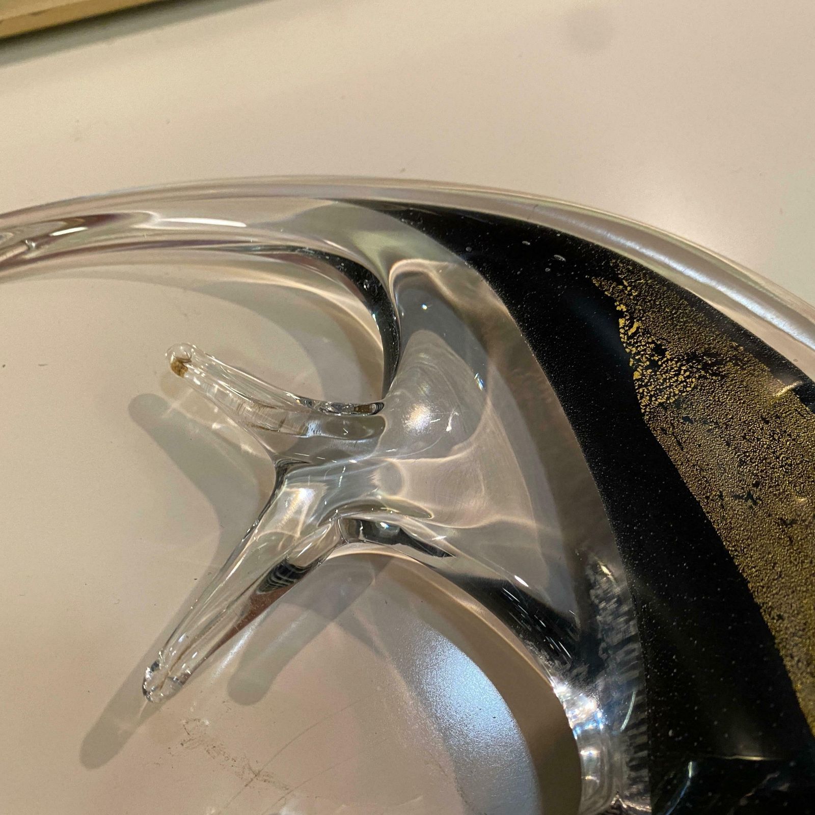 1980s Modernist Murano Glass Sculpture Of Tropical Fish By Seguso photo vintage