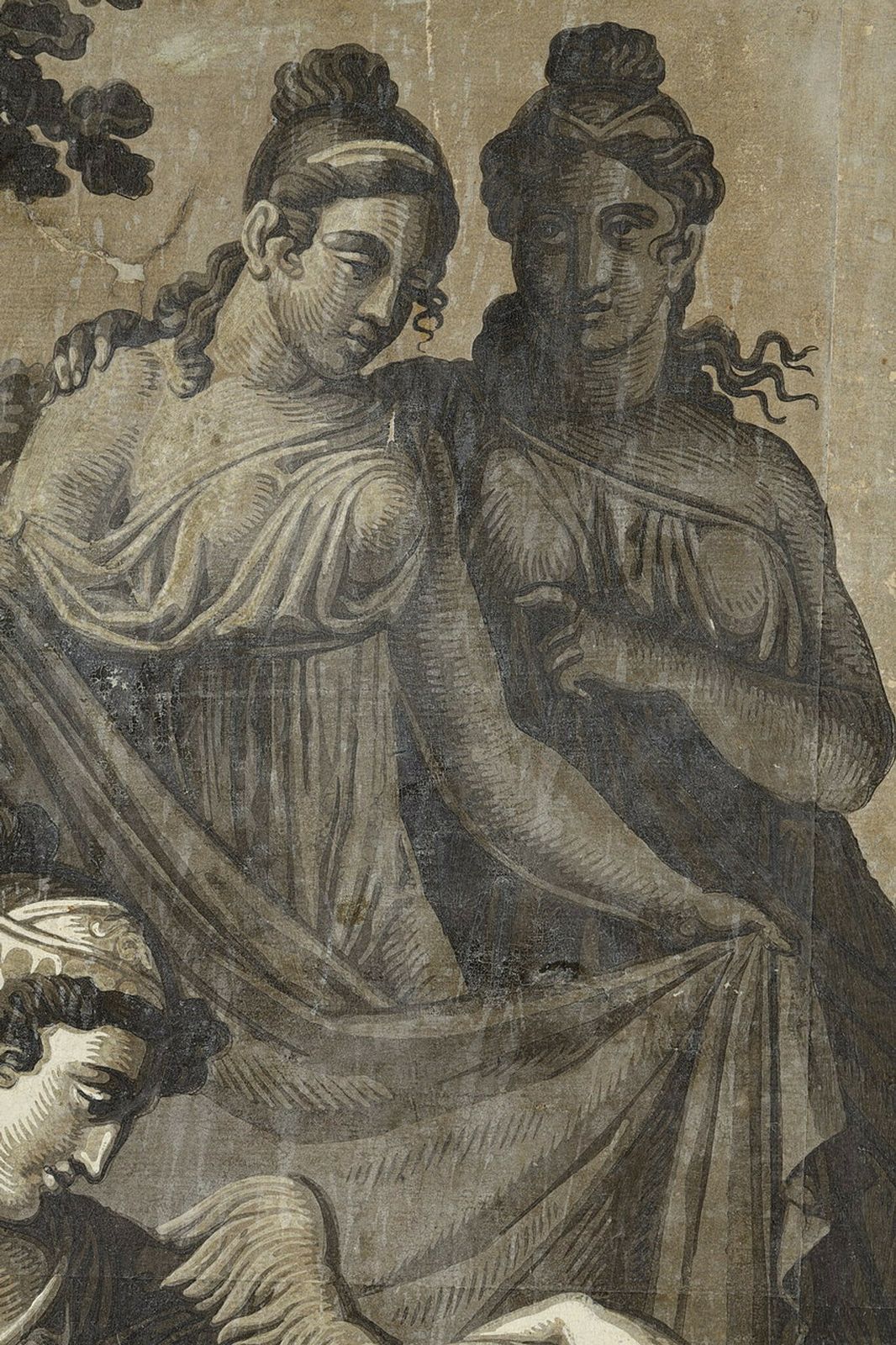photo furniture Wallpaper "Zeus Fed By The Goat Amalthée", Empire Period