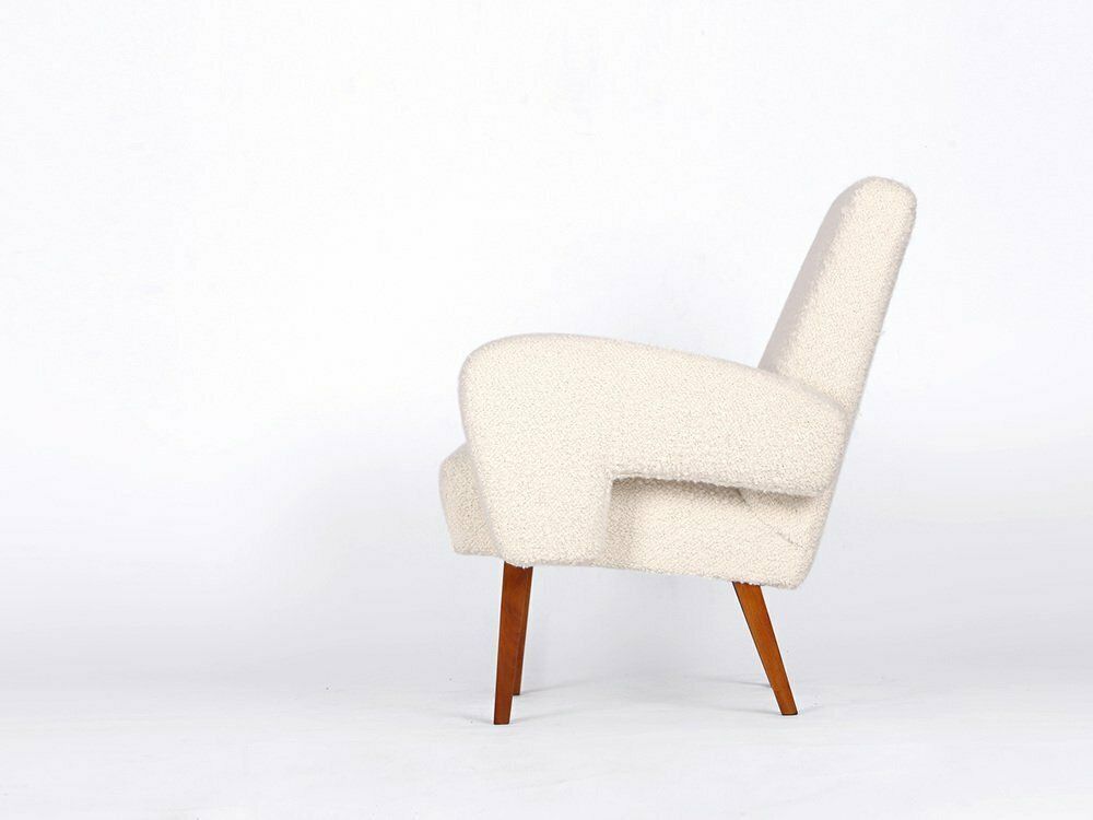 Mid Century Boucle Armile Chair, 1960s From Jitona photo Furniture