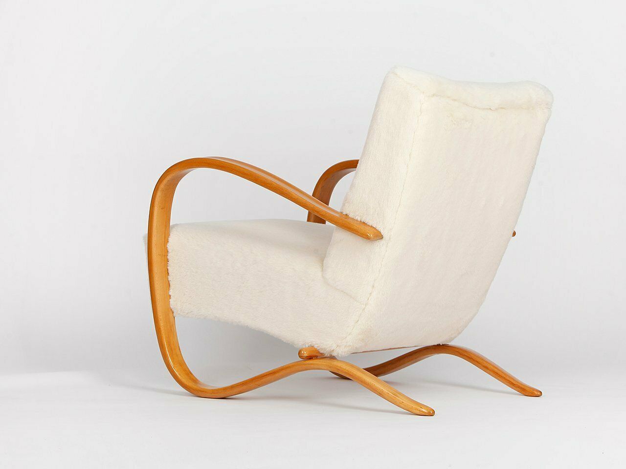 Art Deco Model H 269 Lounge Chair By Jindřich Halabala For Up Závody, 1930s photo 3994.0