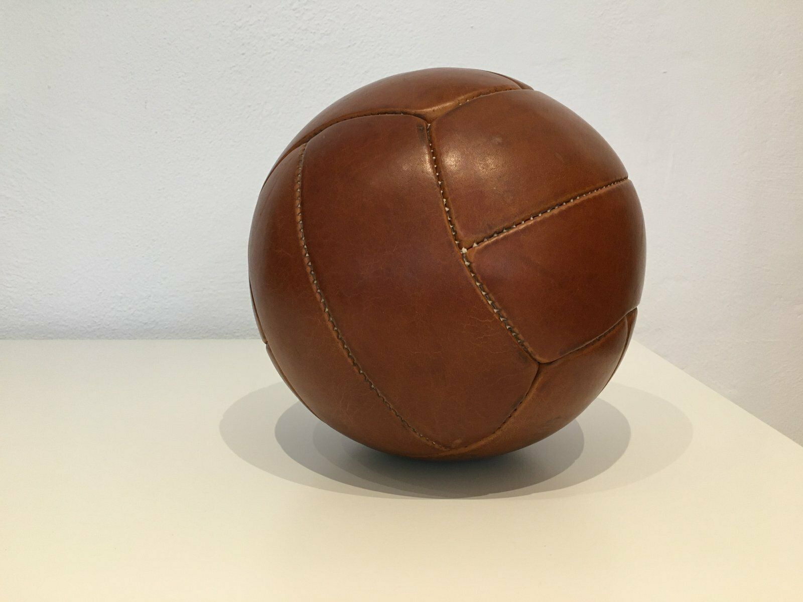 Vintage  Leather Medicine Ball photo 391.0
