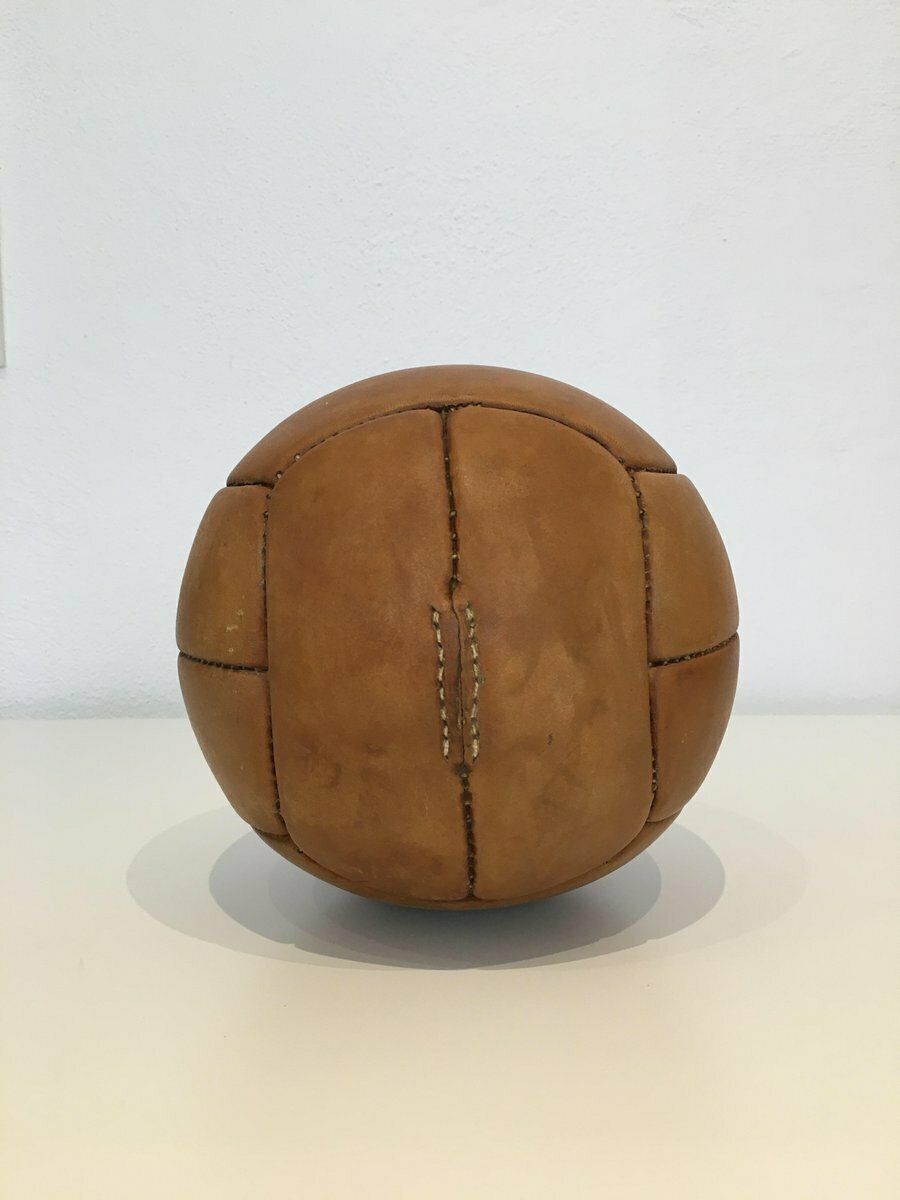 Vintage Leather Medicine Ball, 1930s photo for sale