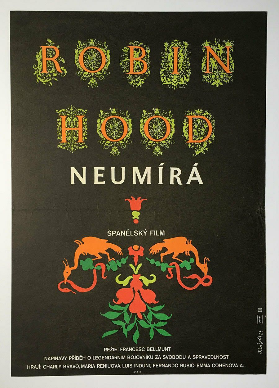 Movie Poster, Robin Hood Never Dies, Igor ševčík, 1979