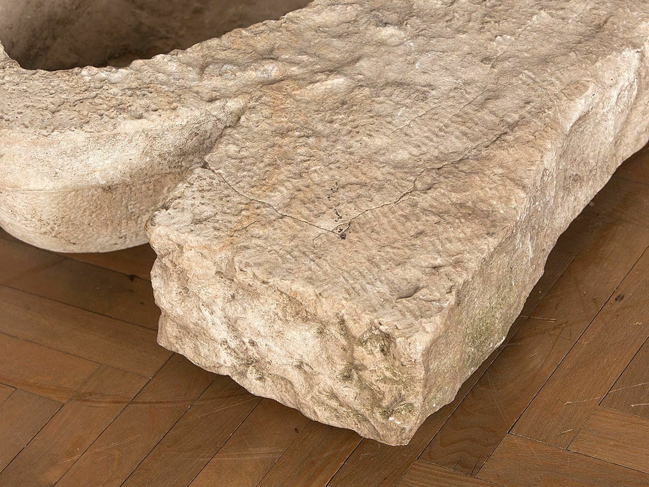 Antique Stone Sink, 1800s photo vinterior
