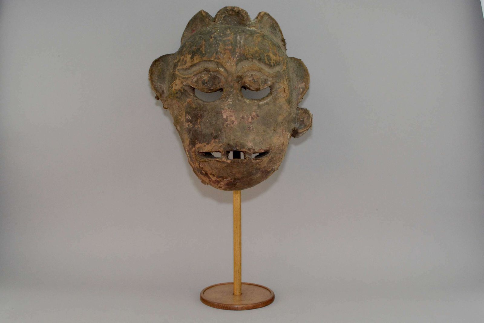 A Superb Antique Temple/Festival Mask Of Hanuman The Monkey God. photo furniture
