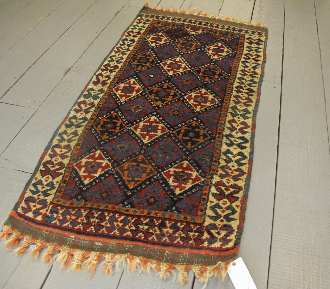 photo furniture Antique Kurdish Tribal Rug, Circa 1890, 1.87m X 0.97m