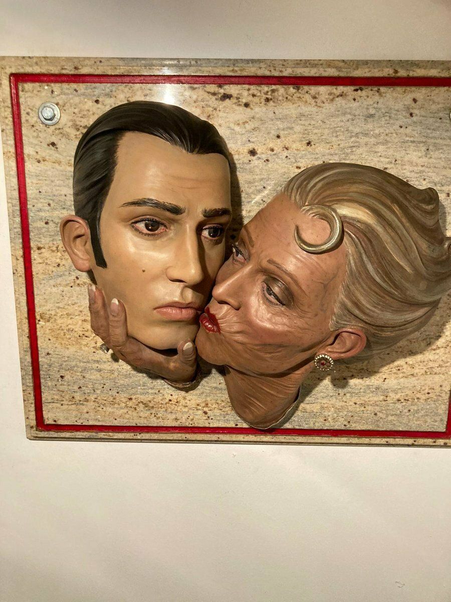 Paolo Schmidlin, Old Woman With Gigolo, 90s