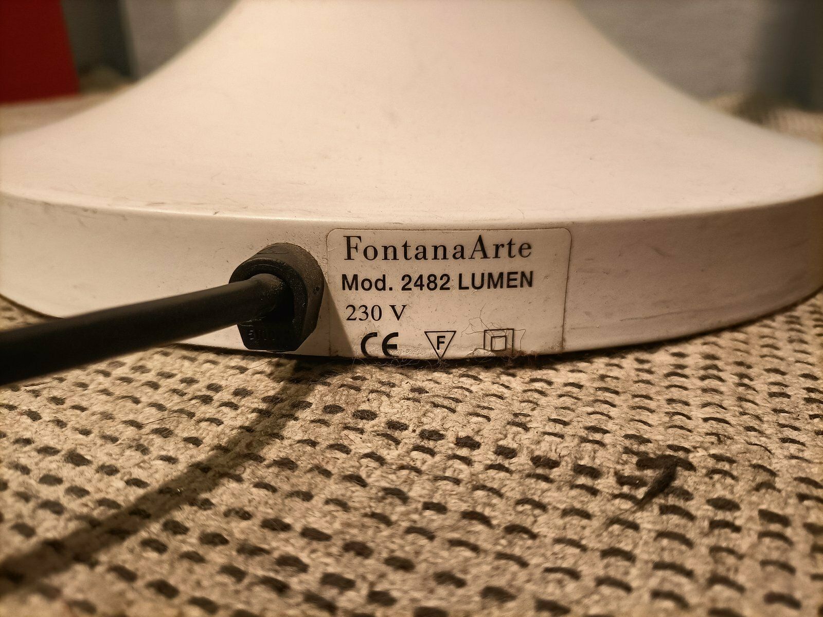 Table Lamp No. 2482 By Max Ingrand For Fontana Arte 1950s photo vintage