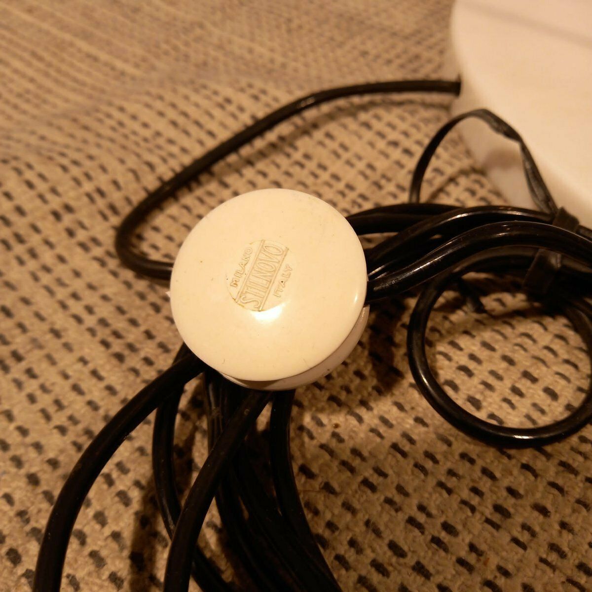 2630.0 Brass And Opaline Glass Floor Lamp With White Marble Base From Stilnovo, 1950s photo