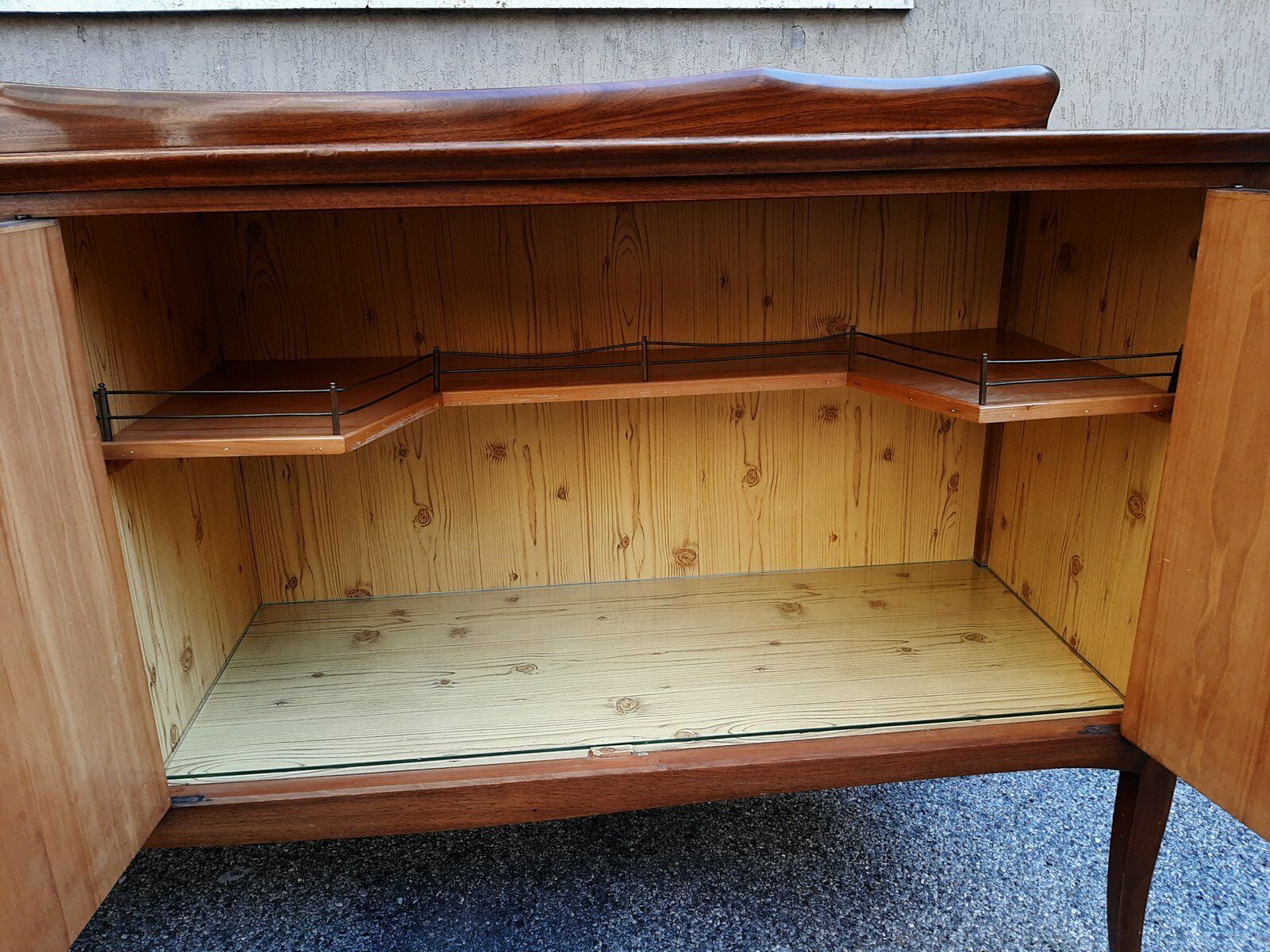 Three Door Dresser In Mahogany By Franco Buzzi, 1940s photo vinterior