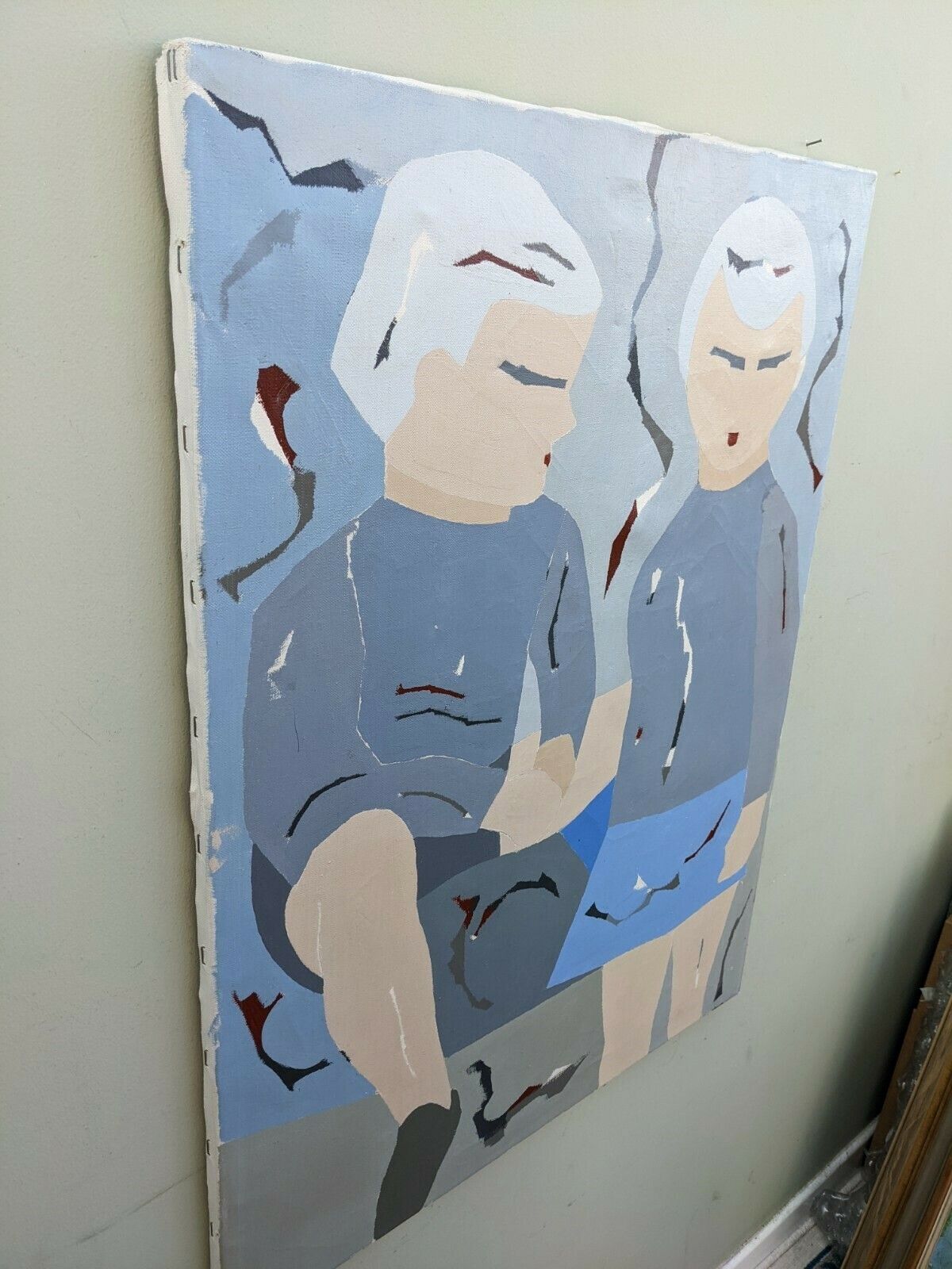 Unframed The Pair Oil Painting photo buy