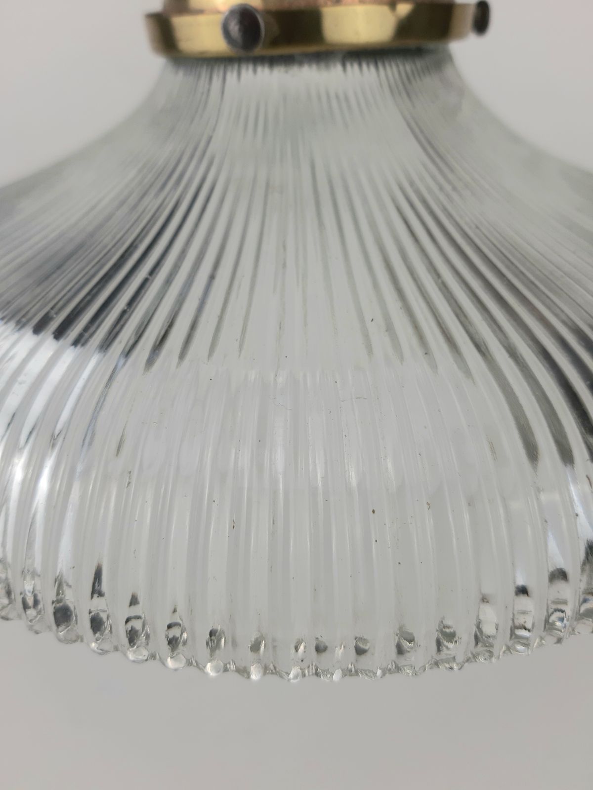 Industrial Holophane Dish Shaded Light (Not Wired) photo furniture