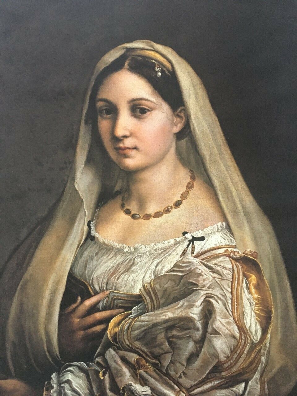 Extra Large Antique Oil Painting Lady In Waiting Canvas Mix  Print, Picture, Wall Art photo furniture