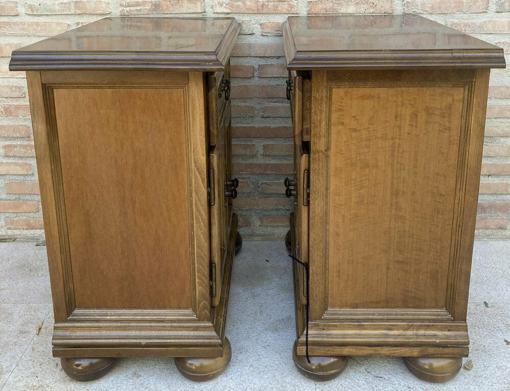 Mid Century Spanish Nightstands, 1960s, Set Of 2 photo buy