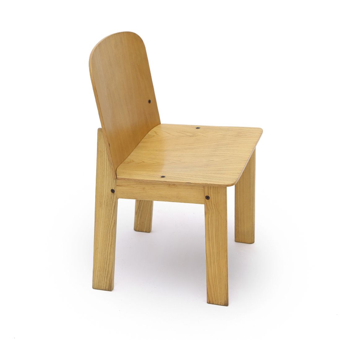 Wooden Chair By Luca Meda For Longoni, 70s photo 170.0
