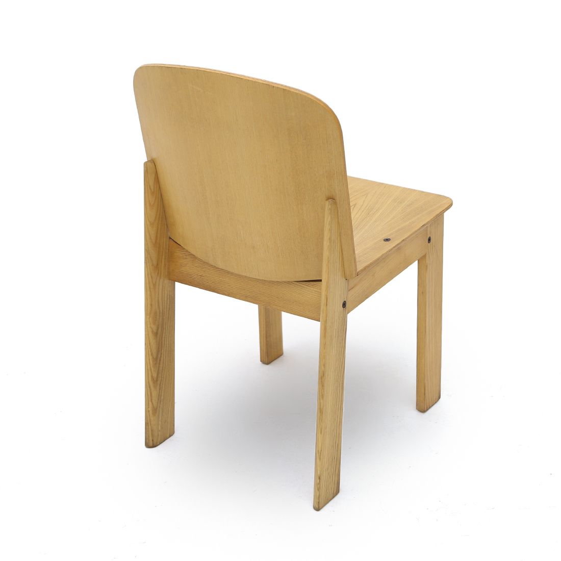 Furniture Wooden Chair By Luca Meda For Longoni, 70s photo