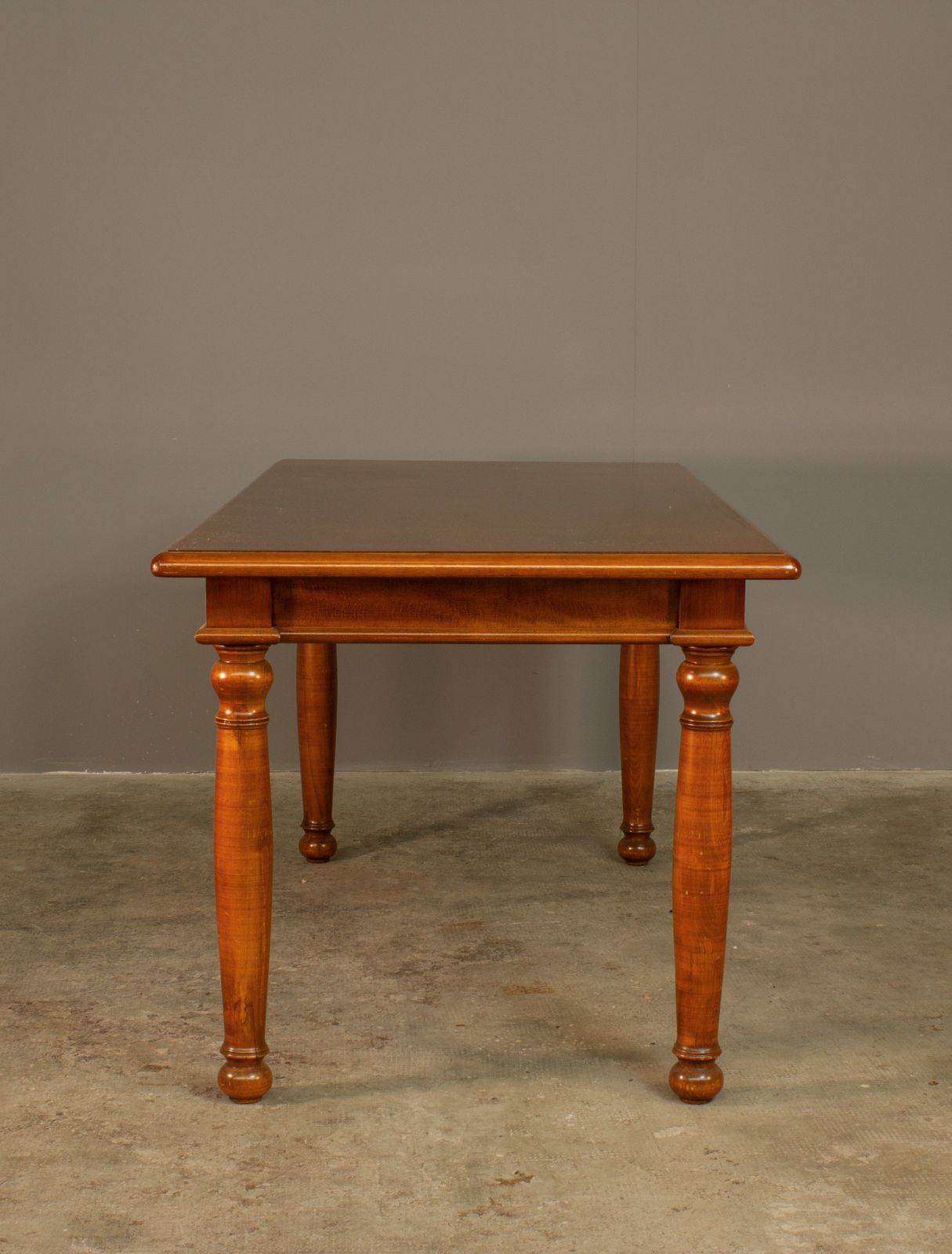 Table And 4 Upholstered Chairs, Cherry Wood From The 80s photo Furniture