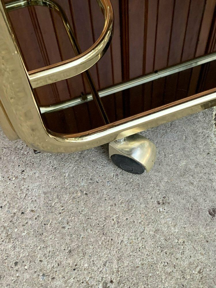 Regency Brass 2 Tier Bar Cart, 1960s photo 1137.0