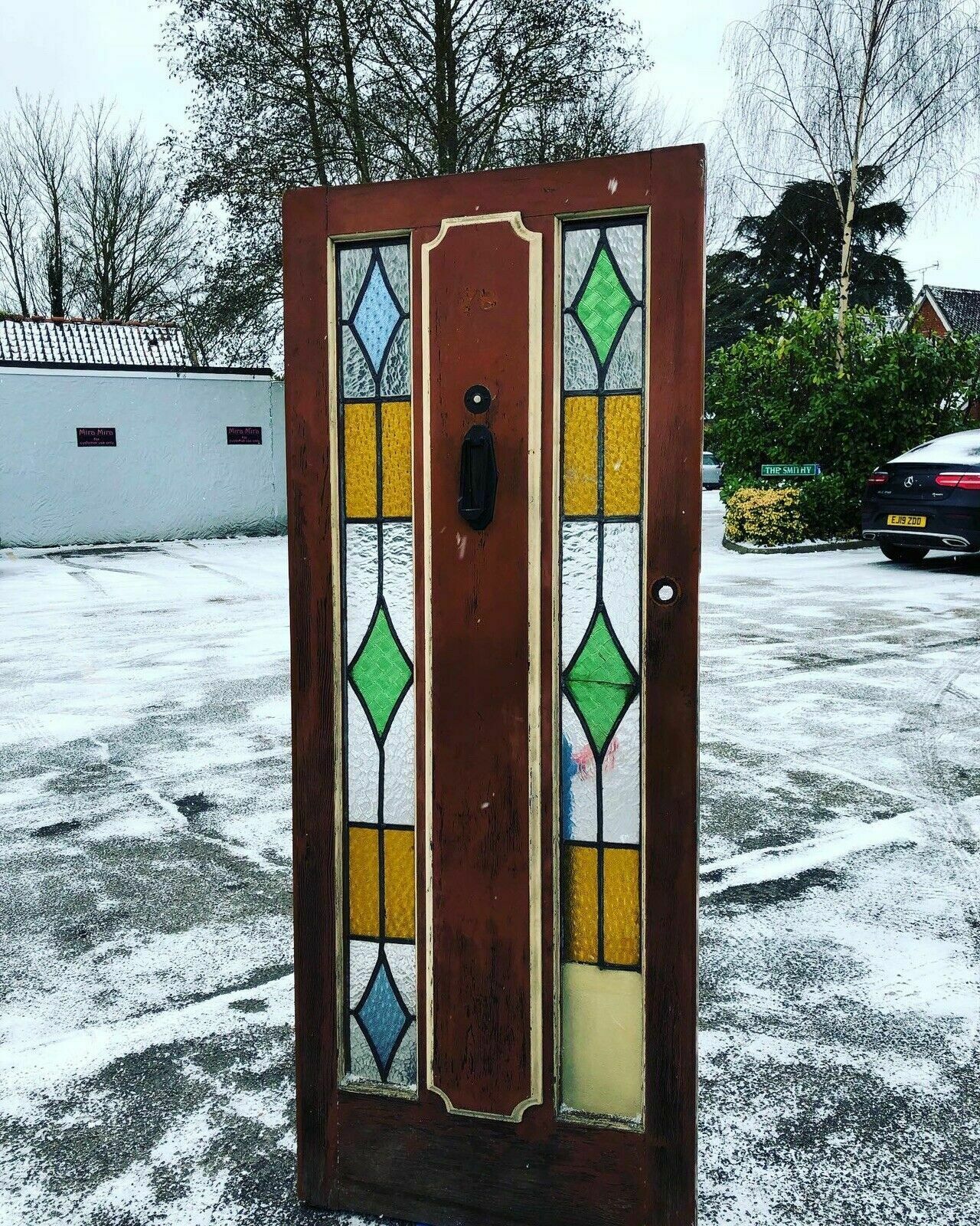 Edwardian Front Door With All Original Fittings And Glass photo vinterior
