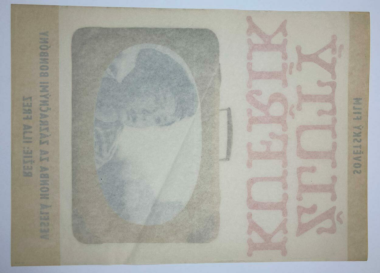 Original Film Poster, The Adventures Of The Yellow Suitcase, Unknown Artist, 1971, Genuine Czech Vintage Print photo vintage