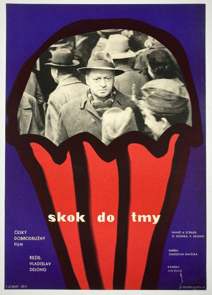 Movie Poster, A Leap In The Dark, Božena Bruderhansová, 1964