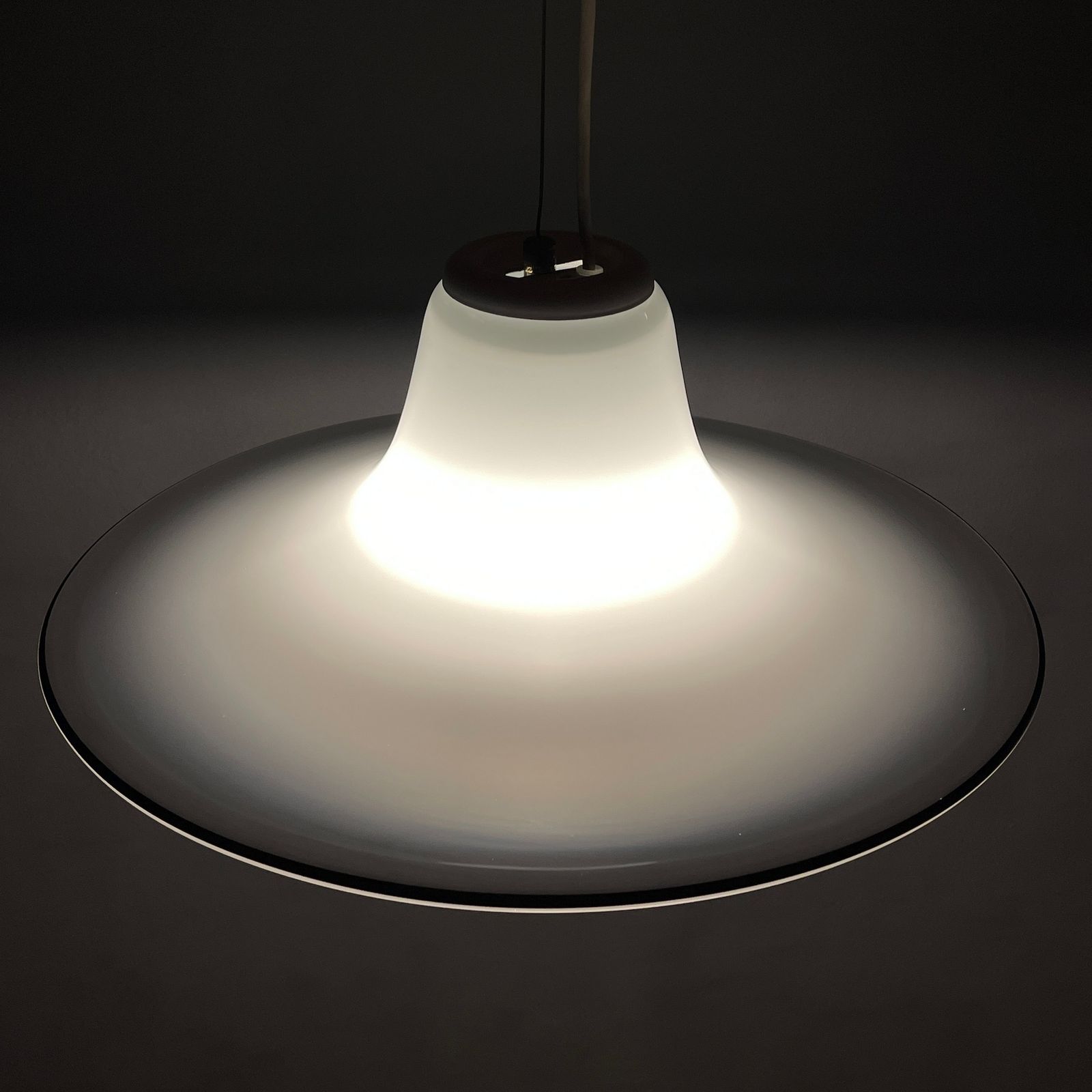 Murano Glass Lamp Cinea By Giusto Toso For Leucos Italy 1970s photo vintage