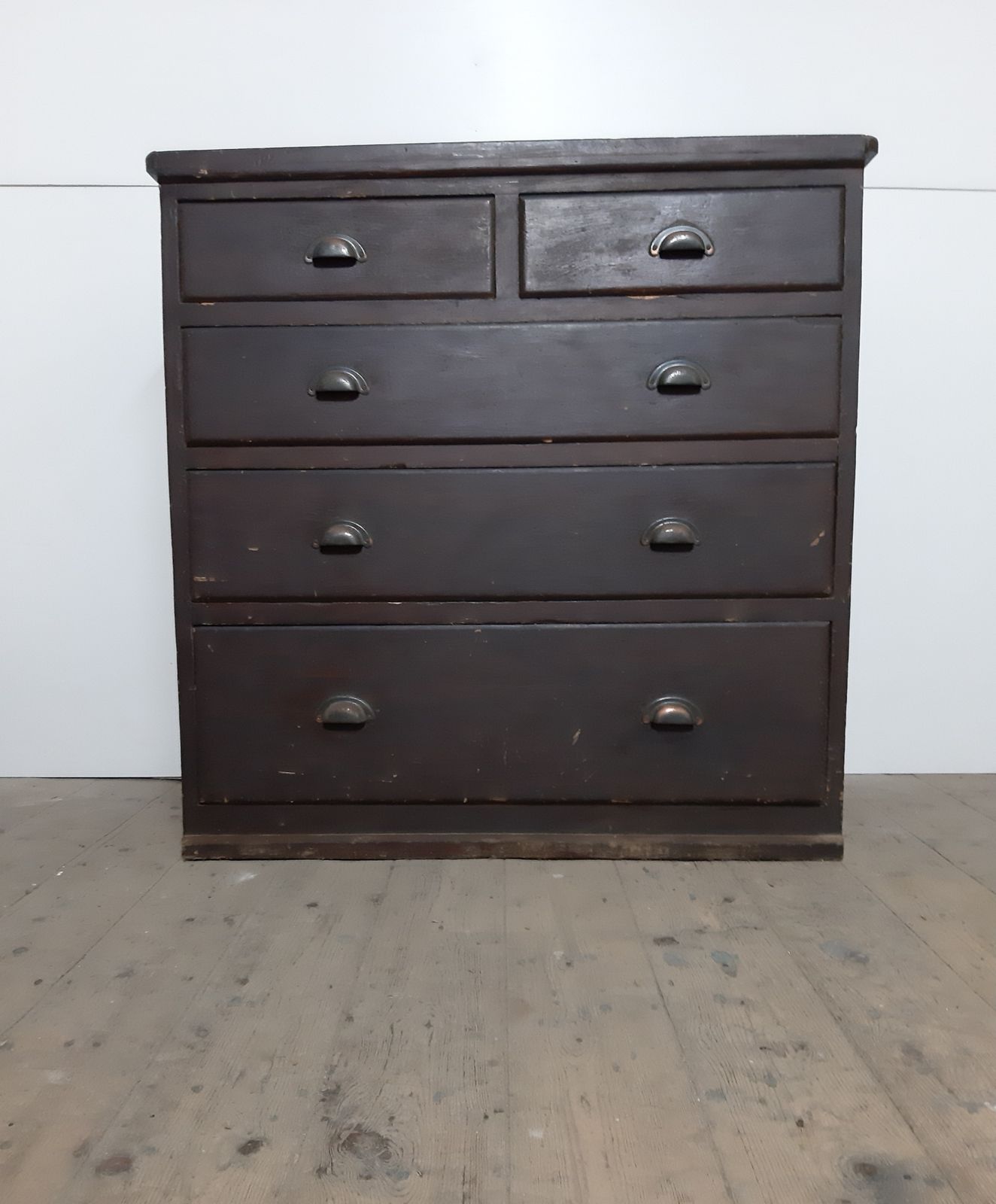 Set Of Workshop Industrial Wooden Drawers In As Found Condition photo furniture