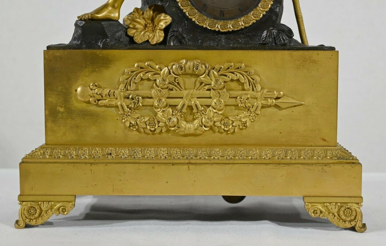 photo vinterior Gilt Bronze Clock, Charles X Period   Early 19th Century