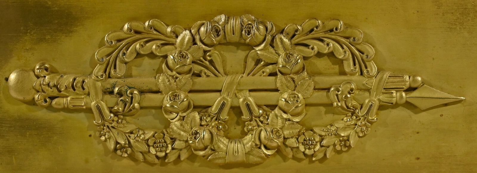 photo buy Gilt Bronze Clock, Charles X Period   Early 19th Century