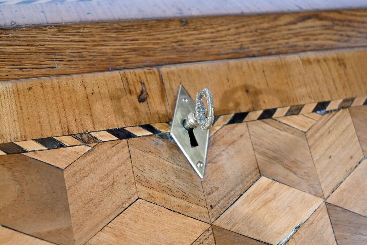 photo for sale Sloping Oak Desk, Directoire Style 2nd Part Of The 19th Century