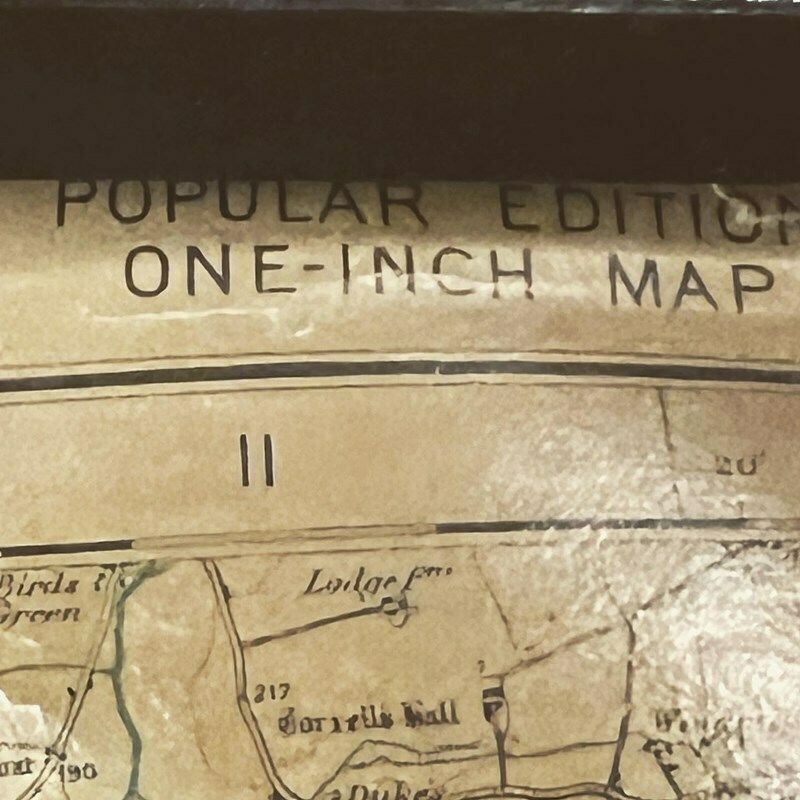 Large Ordnance Survey Map South East Of England Circa 1920 photo furniture