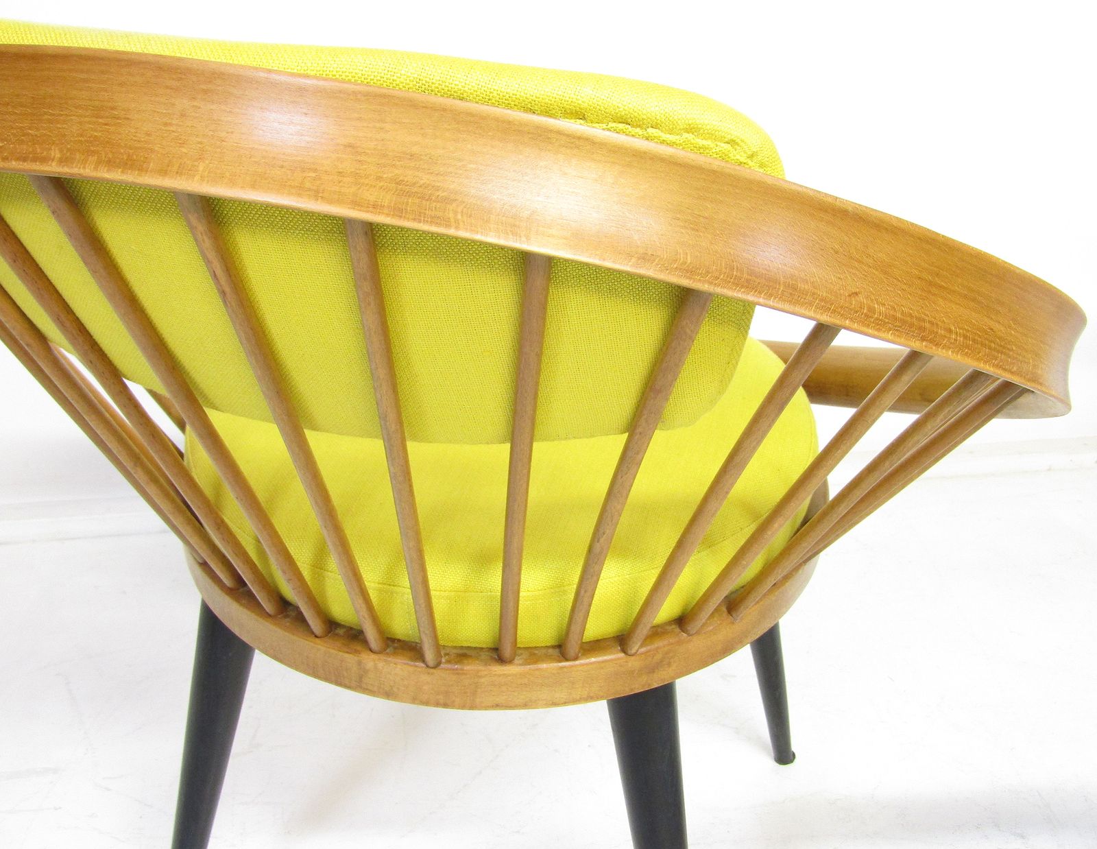 Furniture Three 1950s Swedish Circle Cocktail Side Chairs By Yngve Ekstrom   One Left photo