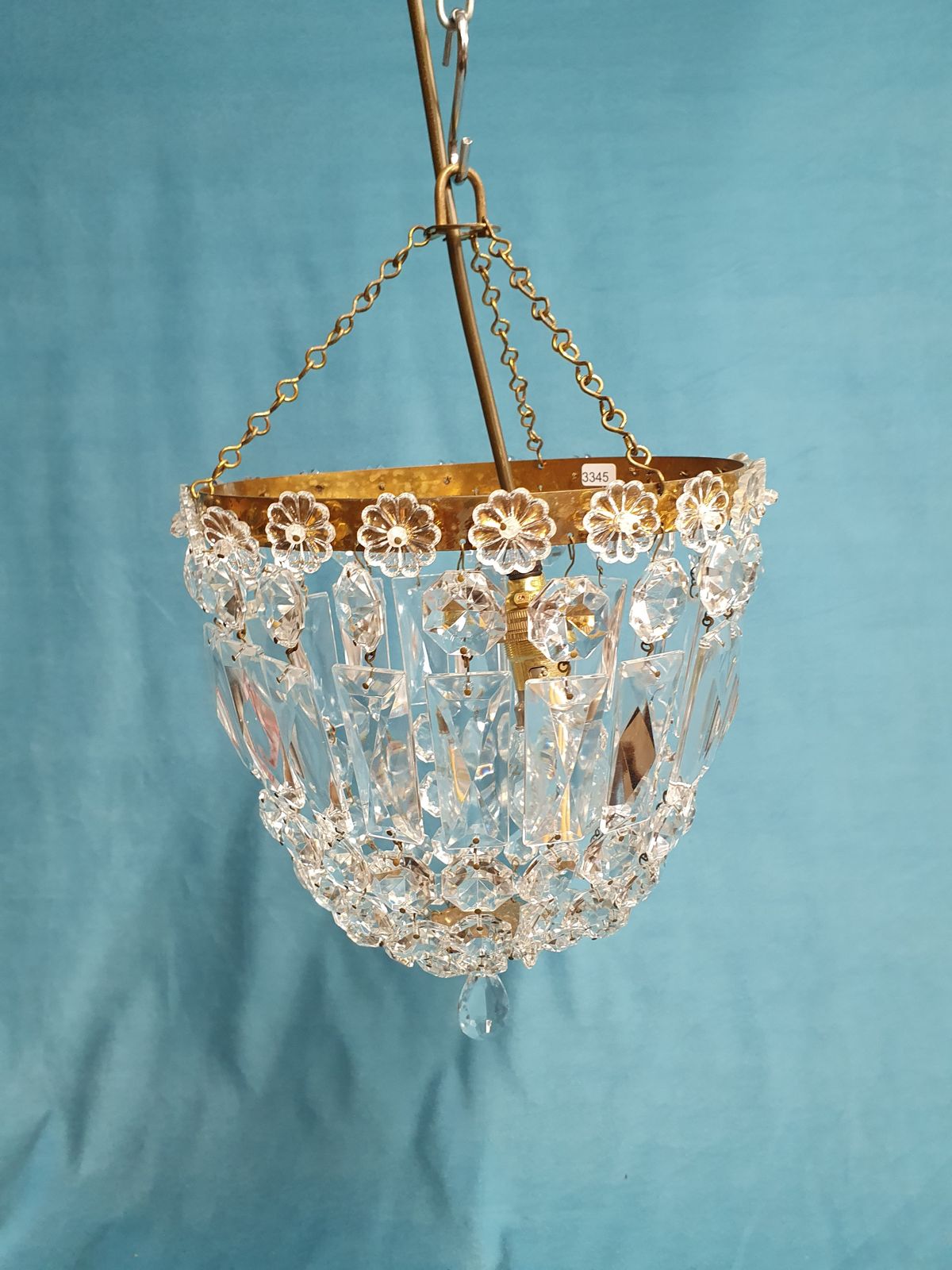 Early 20th Century Prison Bag Chandelier photo buy