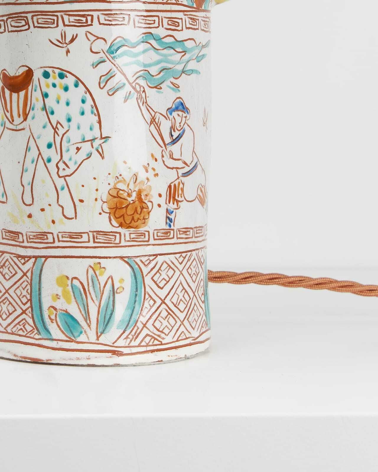 1690 Ceramics Famille Verte Pair Of Lamps With Nón Lá Shade photo 2655.0