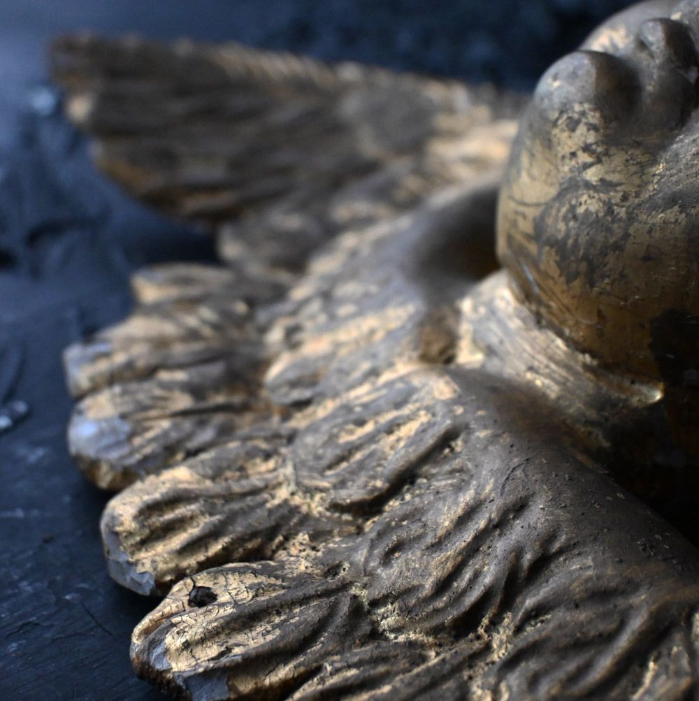 Gold Gilt Putti photo vinterior
