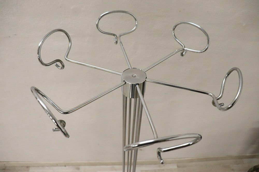 Chrome Clothes Hangers By Isao Hosoe For Valenti Luce, 1970s photo Furniture