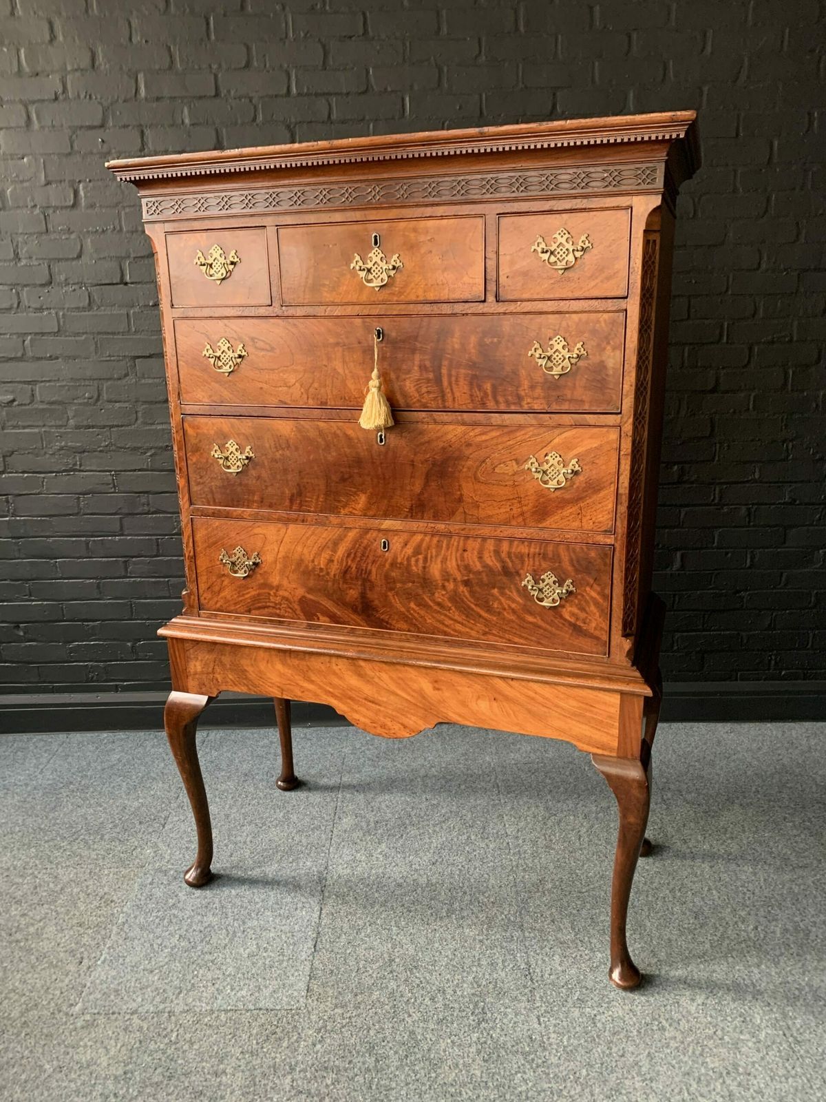 Attractive George III Chest On Stand