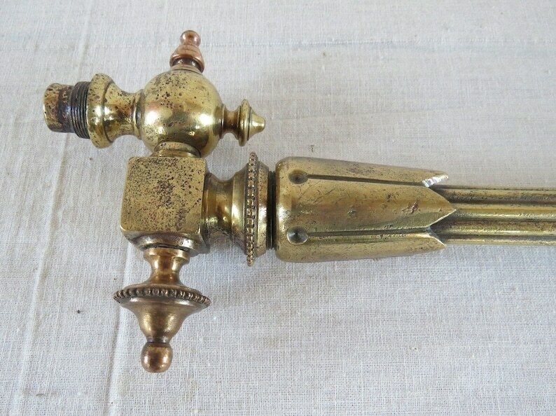 Architectural Gas Light Fitting / Ornate Decorative Light Fitting. C. 1850. photo furniture