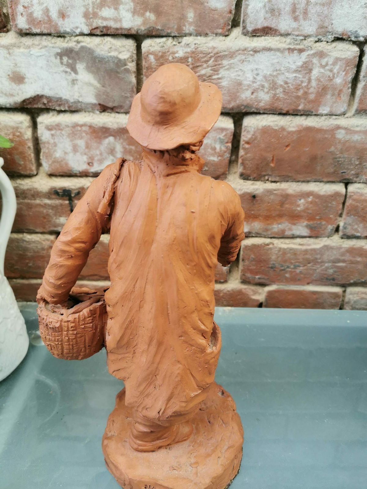Vintage Terracotta Italian Figurine Or Statuette Of A Man photo for sale