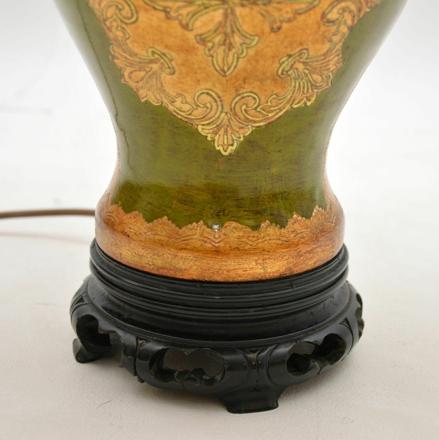 Antique Italian Ceramic Table Lamp photo vinterior