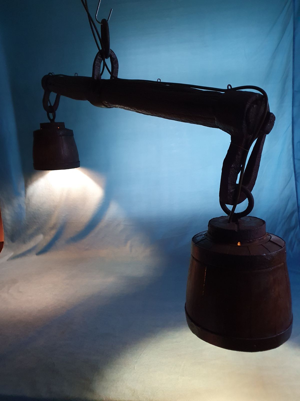 photo furniture Unusual Wooden Lights In The Style Of Yolks